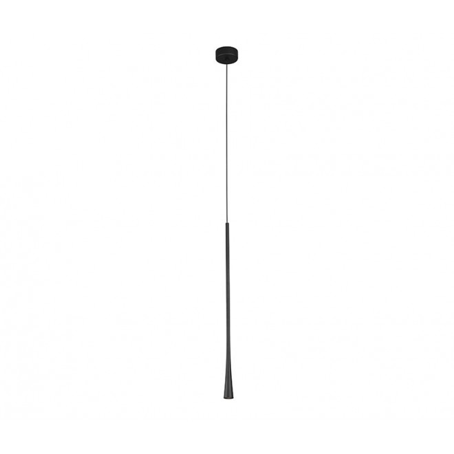 NOVA LUCE 9102591 | Goccio Nova Luce visilice svjetiljka s mogućnošću skraćivanja kabla 1x LED 213lm 3000K crno