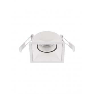 NOVA LUCE 9110114 | Reina Nova Luce ugradbena svjetiljka četvrtast 90x90mm 1x GU10 bijelo