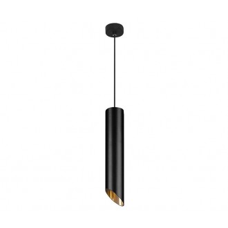 NOVA LUCE 9184376 | Pero-NL Nova Luce visilice svjetiljka 1x GU10 crno mat, zlatno