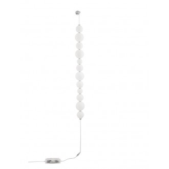 NOVA LUCE 9186920 | Perla-NL Nova Luce zidna svjetiljka - TRIAC jačina svjetlosti se može podešavati 1x LED 3958lm 3000K krom, opal