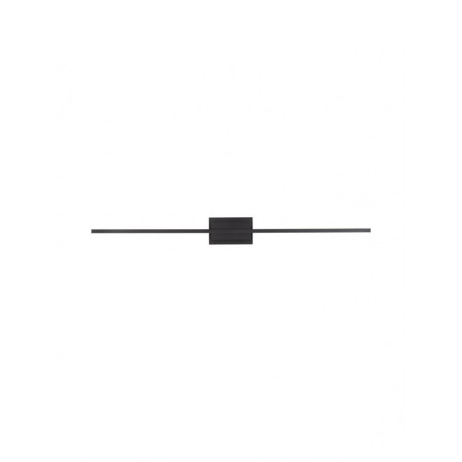 NOVA LUCE 9267020 | Azure Nova Luce zidna svjetiljka 1x LED 1750lm 3000K crno mat, opal
