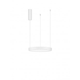 NOVA LUCE 9345613 | Perrine Nova Luce visilice svjetiljka - TRIAC okrugli jačina svjetlosti se može podešavati, s mogućnošću skraćivanja kabla 1x LED 1080lm 3000K bijelo mat, opal