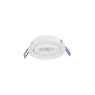 NOVA LUCE 9350442 | Redo Nova Luce ugradbena svjetiljka okrugli izvori svjetlosti koji se mogu okretati Ø92mm 1x GU10 bijelo mat