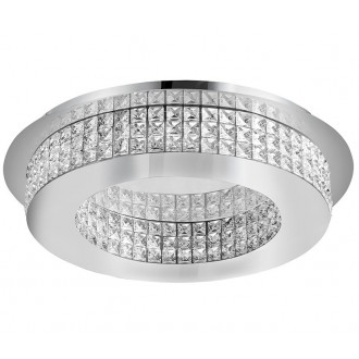 NOVA LUCE 9361084 | Zeffari Nova Luce stropne svjetiljke svjetiljka 1x LED 2400lm 4000K krom, kristal