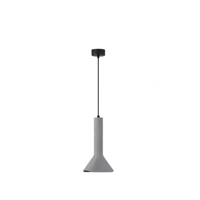 NOVA LUCE 9540205 | Dylan-NL Nova Luce visilice svjetiljka s mogućnošću skraćivanja kabla 1x E14 crno, sivo
