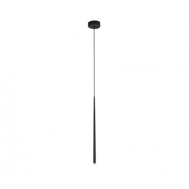 NOVA LUCE 9601001 | Giono Nova Luce visilice svjetiljka s mogućnošću skraćivanja kabla 1x LED 180lm 3000K crno