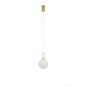 NOVA LUCE 9695224 | Hook-NL Nova Luce visilice svjetiljka 1x LED 1066lm 3000K zlato mat, opal
