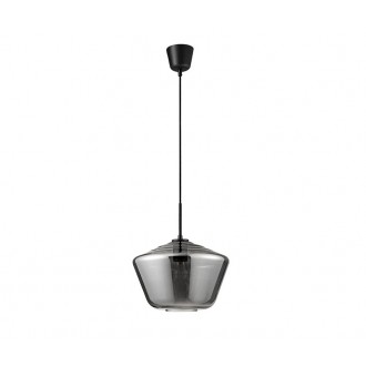 NOVA LUCE 9724141 | Veiro Nova Luce visilice svjetiljka s mogućnošću skraćivanja kabla 1x E27 krom, crno