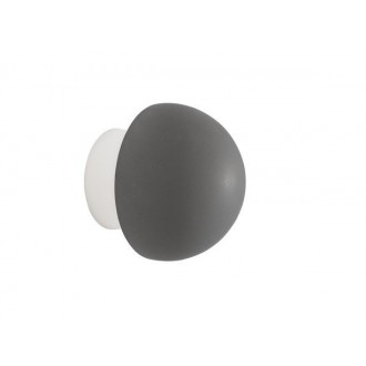 NOVA LUCE 9831051 | Netune Nova Luce zidna svjetiljka 1x LED 160lm 3000K sivo, bijelo