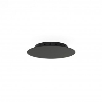 NOWODVORSKI 10018 | Nowodvorski element za fiksiranje zidna / stropne svjetiljke rezervni dijelovi okrugli 4x crno