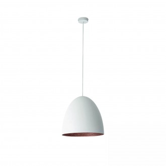 NOWODVORSKI 10323 | Egg Nowodvorski visilice svjetiljka 1x E27 bijelo, crveni bakar
