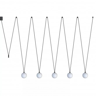 NOWODVORSKI 10355 | Sling-NW Nowodvorski visilice svjetiljka balansna - ravnotežna, sa visinskim podešavanjem 5x G9 crno, opal
