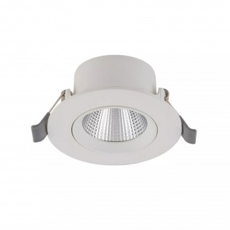 NOWODVORSKI 10547 | Egina Nowodvorski ugradbena svjetiljka okrugli pomjerljivo Ø90mm 1x LED 370lm 4000K bijelo