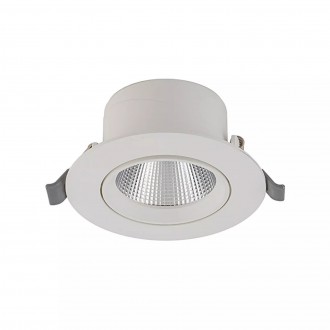 NOWODVORSKI 10552 | Egina Nowodvorski ugradbena svjetiljka okrugli pomjerljivo Ø110mm 1x LED 750lm 4000K bijelo