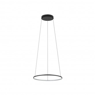 NOWODVORSKI 10813 | Circolo Nowodvorski visilice svjetiljka okrugli 1x LED 560lm 3000K crno, opal
