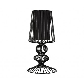 NOWODVORSKI 5411 | Aveiro Nowodvorski stolna svjetiljka 43cm s prekidačem 1x E27 crno