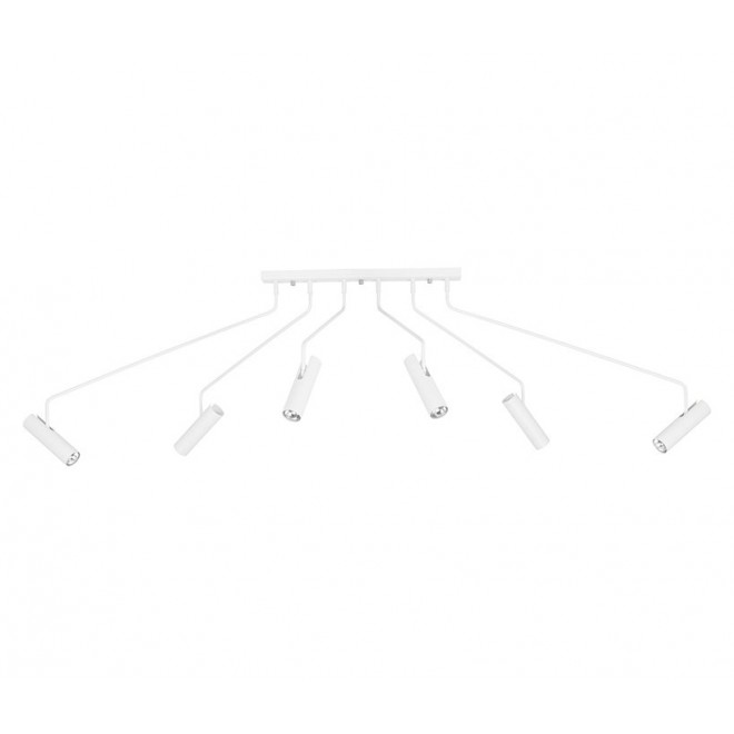 NOWODVORSKI 6492 | Eye-White Nowodvorski stropne svjetiljke svjetiljka elementi koji se mogu okretati 6x GU10 bijelo, krom
