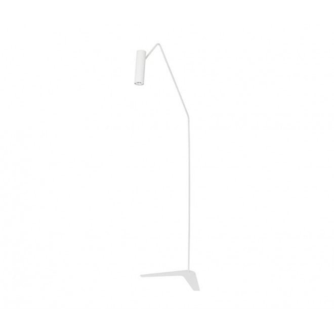 NOWODVORSKI 6493 | Eye-White Nowodvorski podna svjetiljka 160cm sa nožnim prekidačem elementi koji se mogu okretati 1x GU10 bijelo
