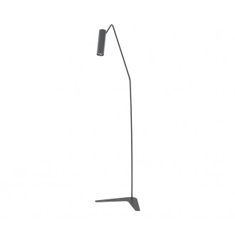 NOWODVORSKI 6500 | Eye-Graphite Nowodvorski podna svjetiljka 160cm s prekidačem elementi koji se mogu okretati 1x GU10 grafit