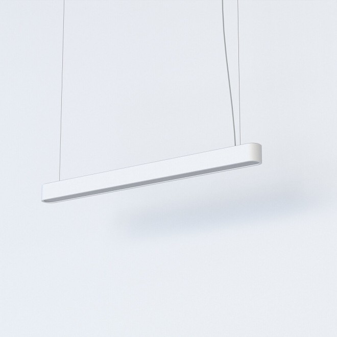 NOWODVORSKI 7547 | SoftN Nowodvorski visilice svjetiljka namenjeno za izvor svjetlosti T8 LED 1x G13 / T8 2300lm 3000K bijelo, opal