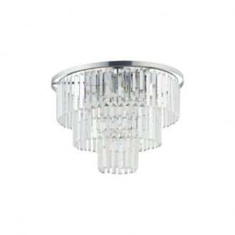 NOWODVORSKI 7628 | Cristal-NW Nowodvorski stropne svjetiljke svjetiljka 9x E14 srebrno, kristal