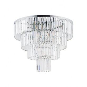 NOWODVORSKI 7631 | Cristal-NW Nowodvorski stropne svjetiljke svjetiljka 12x E14 srebrno, kristal