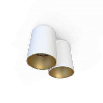 NOWODVORSKI 7665 | Eye-Tone Nowodvorski stropne svjetiljke svjetiljka 2x GU10 bijelo, zlatno