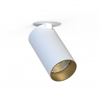 NOWODVORSKI 7683 | Mono-NW Nowodvorski ugradbene svjetiljke spot svjetiljka elementi koji se mogu okretati Ø55mm 1x GU10 bijelo, zlatno