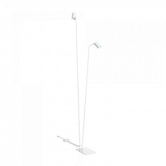 NOWODVORSKI 7705 | Mono-NW Nowodvorski podna svjetiljka 212cm sa nožnim prekidačem elementi koji se mogu okretati 2x GU10 bijelo