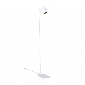 NOWODVORSKI 7714 | Mono-NW Nowodvorski podna svjetiljka 120cm s prekidačem elementi koji se mogu okretati 1x GU10 bijelo, zlatno