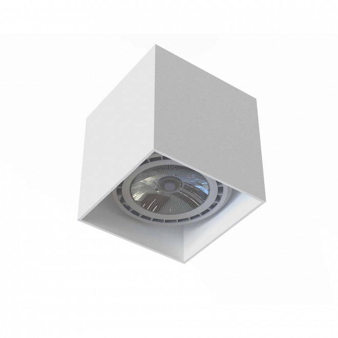 NOWODVORSKI 7791 | Cobble Nowodvorski stropne svjetiljke svjetiljka kocka 1x GU10 / ES111 bijelo