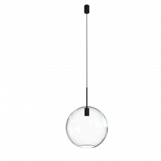 NOWODVORSKI 7846 | Sphere-NW Nowodvorski visilice svjetiljka kuglasta 1x E27 crno, prozirno