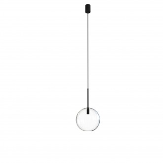 NOWODVORSKI 7848 | Sphere-NW Nowodvorski visilice svjetiljka kuglasta 1x E27 crno, prozirno
