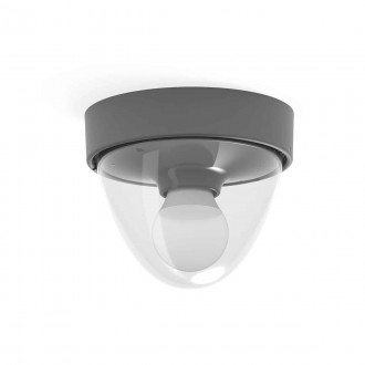 NOWODVORSKI 7965 | Nook Nowodvorski stropne svjetiljke svjetiljka 1x E27 IP44 grafit, prozirno