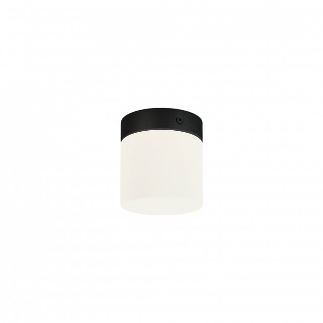 NOWODVORSKI 8055 | Cayo-Sis Nowodvorski stropne svjetiljke svjetiljka 1x G9 IP44 crno, opal