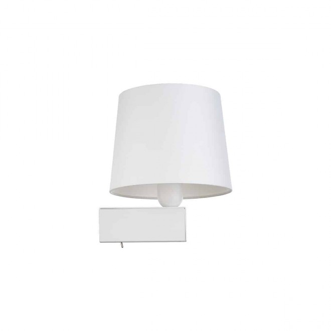 NOWODVORSKI 8201 | Chillin Nowodvorski zidna svjetiljka s prekidačem 1x E27 bijelo