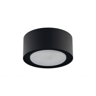 NOWODVORSKI 8203 | Flea Nowodvorski stropne svjetiljke svjetiljka okrugli 1x GX53 crno, opal