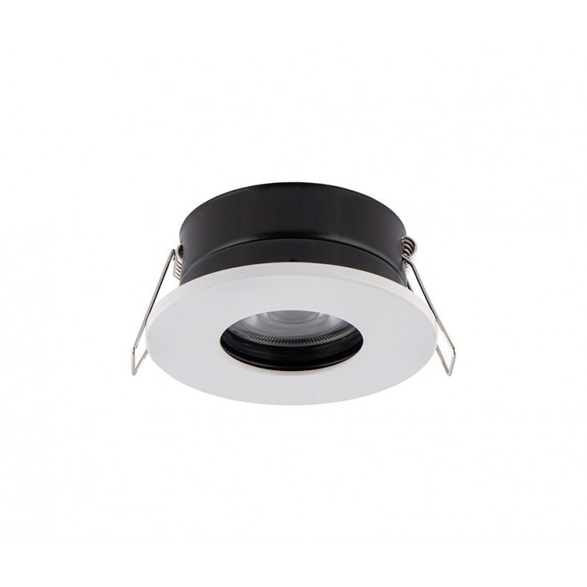 NOWODVORSKI 8375 | Golf Nowodvorski ugradbena svjetiljka okrugli Ø83mm 1x GU10 IP54/20 bijelo, crno