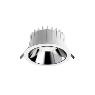NOWODVORSKI 8767 | Kea Nowodvorski ugradbena svjetiljka okrugli Ø220mm 1x LED 2700lm 4000K IP44/20 bijelo, crno