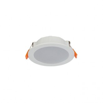 NOWODVORSKI 8781 | Kos Nowodvorski ugradbene svjetiljke LED panel okrugli Ø120mm 1x LED 670lm 4000K IP44/20 bijelo, opal