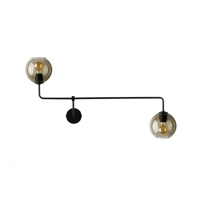 NOWODVORSKI 9362 | Monaco-Crane Nowodvorski zidna svjetiljka 2x E27 crno, dim
