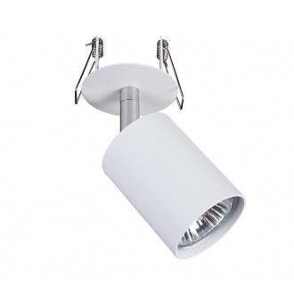NOWODVORSKI 9396 | Eye-Fit Nowodvorski ugradbena svjetiljka elementi koji se mogu okretati Ø55mm 1x GU10 bijelo, krom