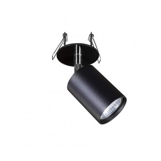 NOWODVORSKI 9400 | Eye-Fit Nowodvorski ugradbena svjetiljka elementi koji se mogu okretati Ø55mm 1x GU10 crno, krom