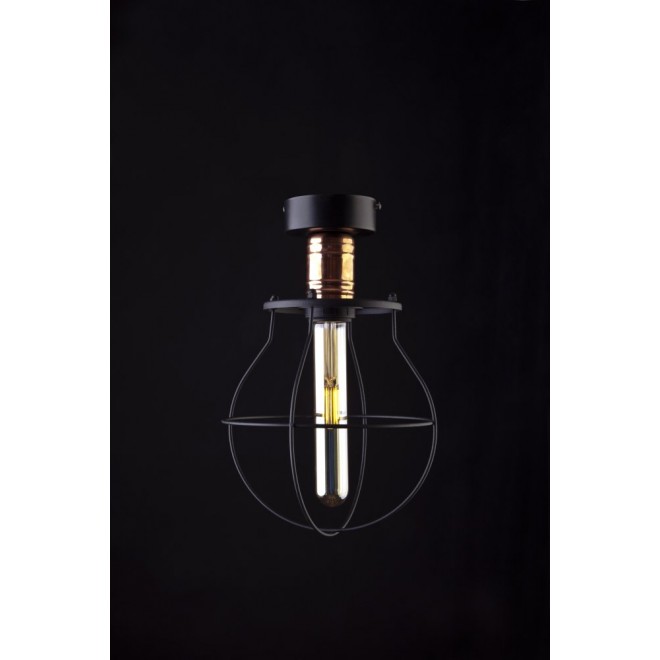 NOWODVORSKI 9741 | Manufacture Nowodvorski stropne svjetiljke svjetiljka 1x E27 crno, crveni bakar