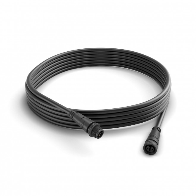 PHILIPS 17424/30/PN | Philips priključni kabel hue smart rasvjeta IP67 crno