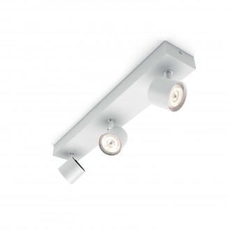 PHILIPS 56243/31/P0 | Star Philips zidna, stropne svjetiljke WarmGlow svjetiljka jačina svjetlosti se može podešavati, izvori svjetlosti koji se mogu okretati 3x LED 1500lm 2700K bijelo