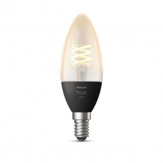 PHILIPS 8719514302235 | E14 4,5W Philips oblik svijeće B39 LED izvori svjetlosti hue smart rasvjeta 300lm 2100K jačina svjetlosti se može podešavati, Bluetooth CRI>80