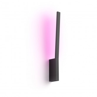 PHILIPS 8719514343429 | PHILIPS-hue-Liane Philips zidna hue smart rasvjeta jačina svjetlosti se može podešavati, promjenjive boje, sa podešavanjem temperature boje, Bluetooth 1x LED 900lm 2200 <-> 6500K crno