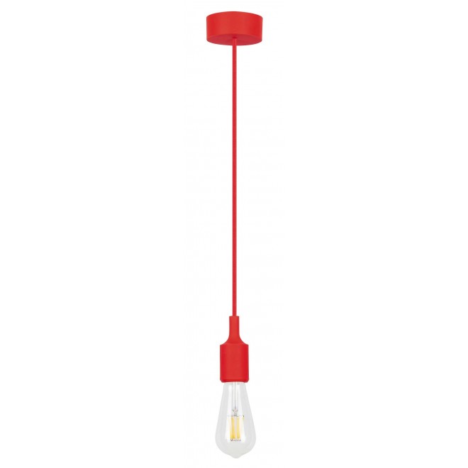 RABALUX 1414 | Roxy Rabalux visilice svjetiljka 1x E27 crveno