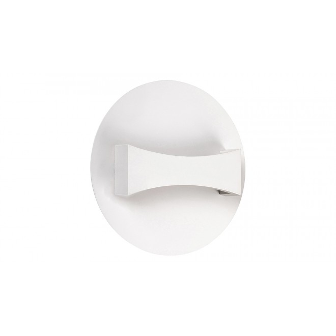 RABALUX 1437 | Neville Rabalux zidna svjetiljka okrugli 1x LED 280lm 3000K bijelo mat